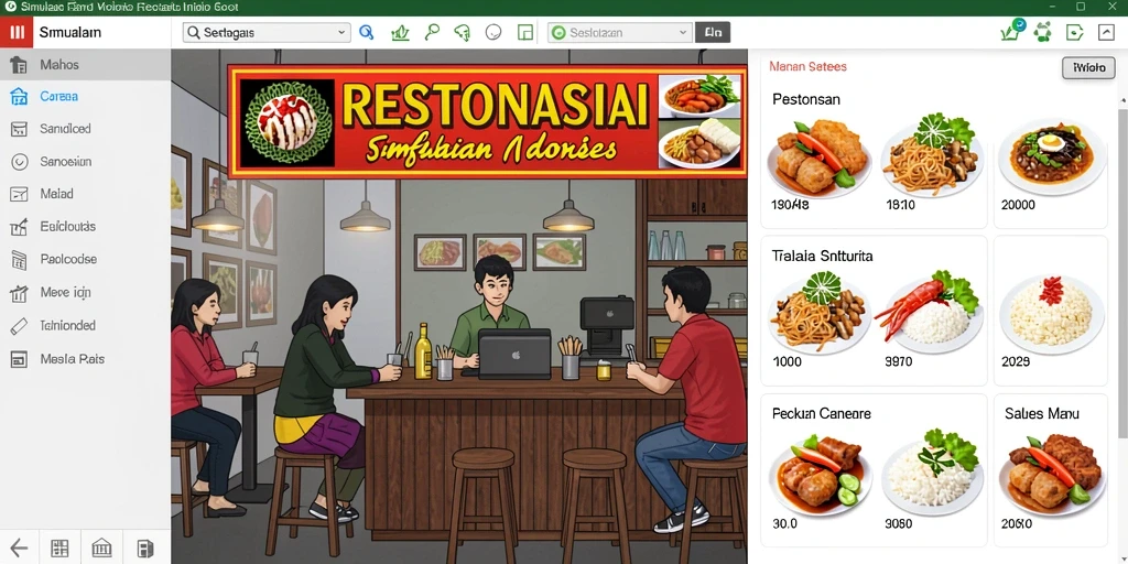 Tampilan antarmuka utama yang memukau.