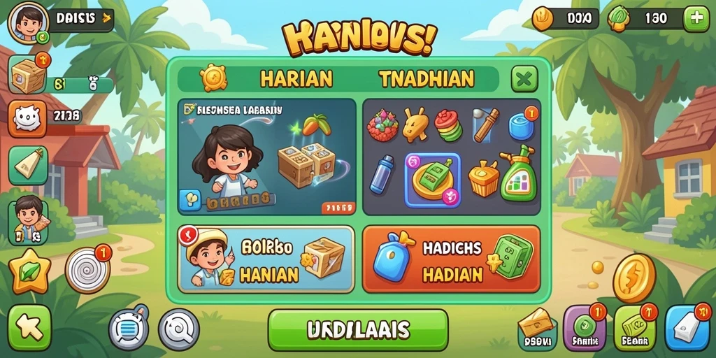 Antarmuka aplikasi yang user-friendly.