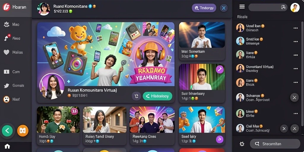 Screenshot dari menu utama aplikasi BPO777.