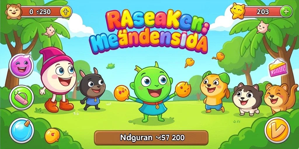 Tampilan awal game yang menakjubkan.