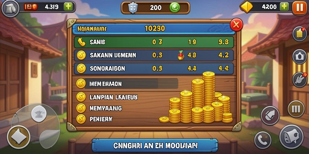 Tampilan level hutan yang menawan dan penuh tantangan.