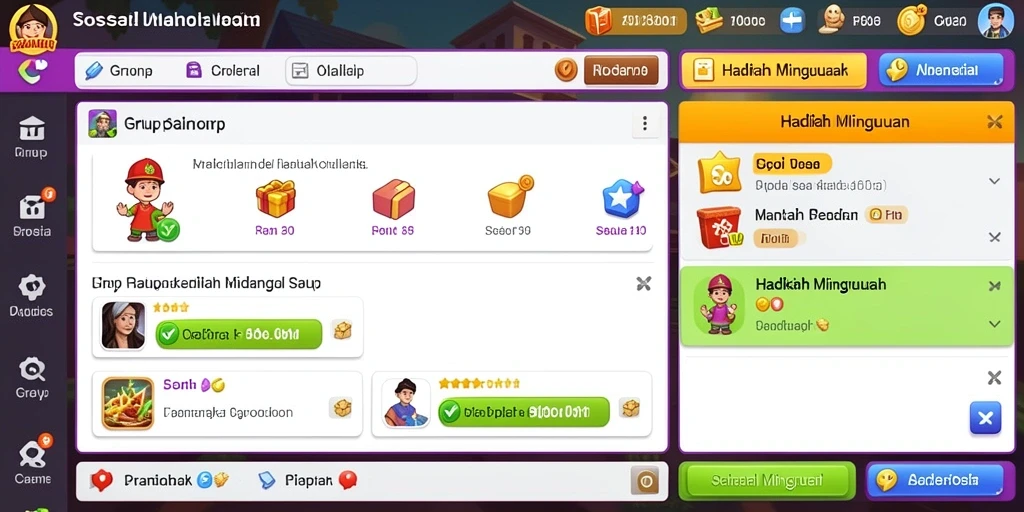 Screenshot aplikasi INDAAA menunjukkan tampilan grafis yang memukau.