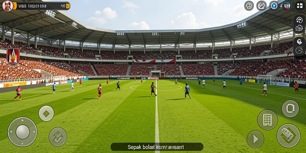 Menampilkan tampilan antarmuka permainan yang menarik.