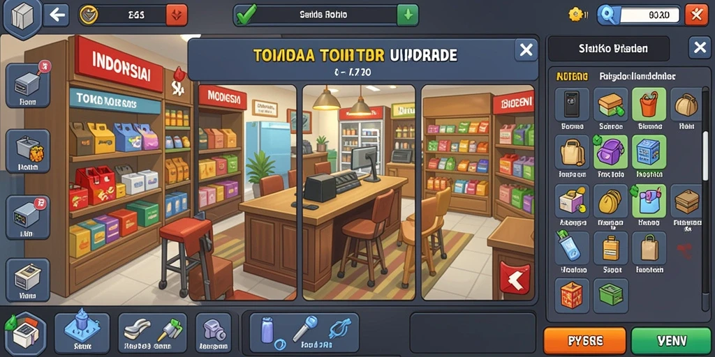 Screenshot pertama menunjukkan karakter utama dalam petualangan.