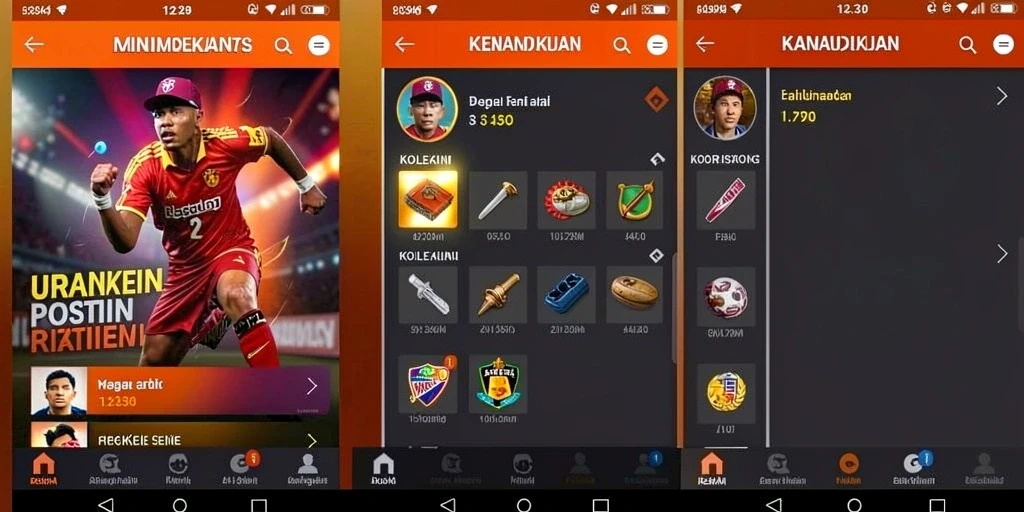 Tampilan antarmuka yang intuitif dan menarik.