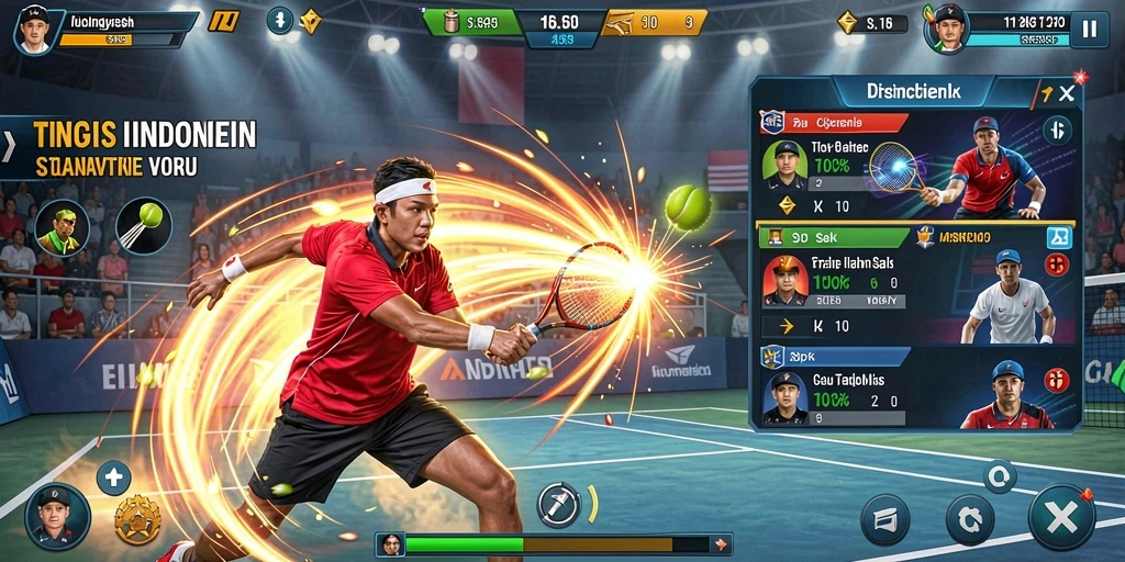 Tampilan menakjubkan dari level pertama