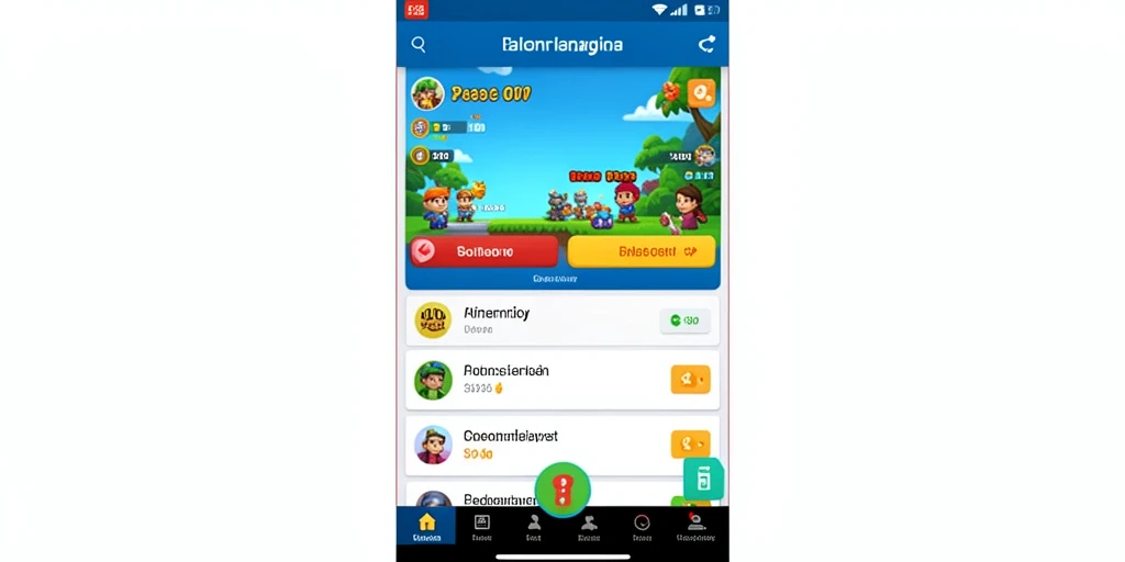 Tangkapan layar menunjukkan gameplay seru dengan karakter utama.