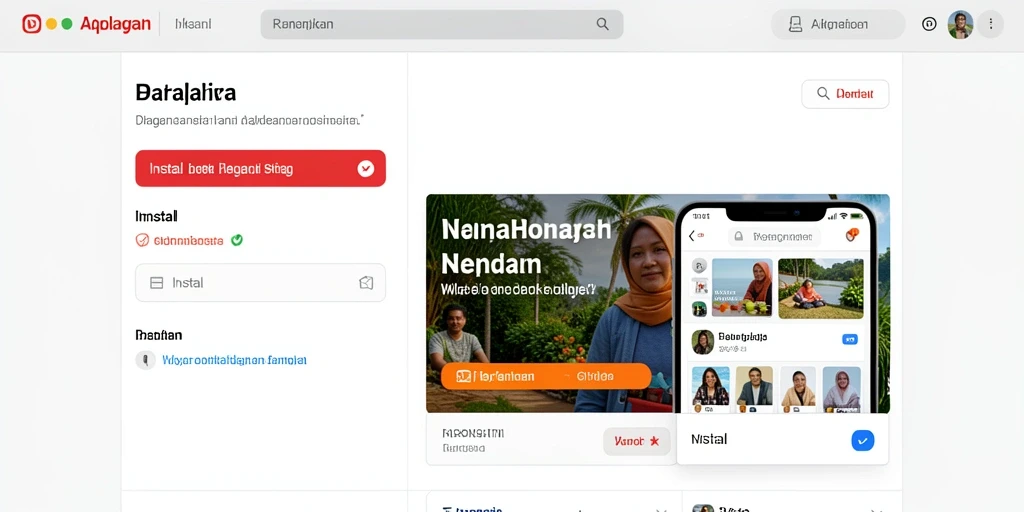 Tangkapan layar pertama menunjukkan antarmuka permainan yang menarik.