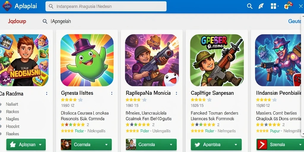 Tampilan awal game yang menarik dan modern.