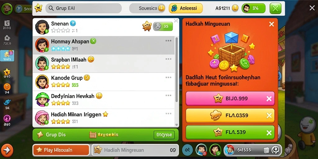 Tampilan antarmuka yang menarik dan intuitif.