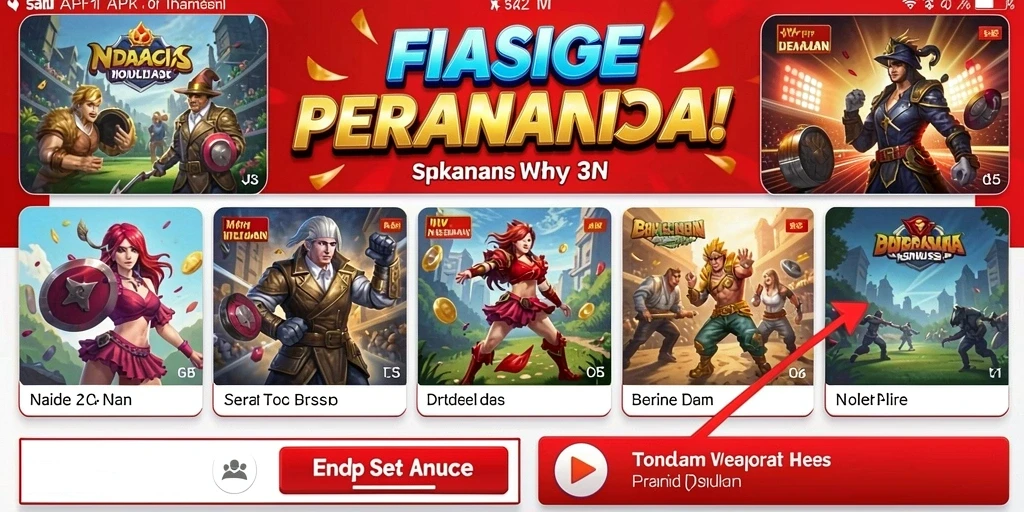 Tampilan antarmuka utama yang menarik dan mudah digunakan.